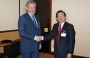 Heads of Chinese and Ukrainian delegations of employers Chen Lan Tong and Dmitry Firtash