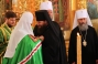 His Holiness Patriarch Kirill awards Father Superior of the Monastery, Archimandrite Longuin with the Order of Prince Vladimir, 3rd Degree