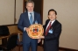 Heads of Chinese and Ukrainian delegations of employers Chen Lan Tong and Dmitry Firtash