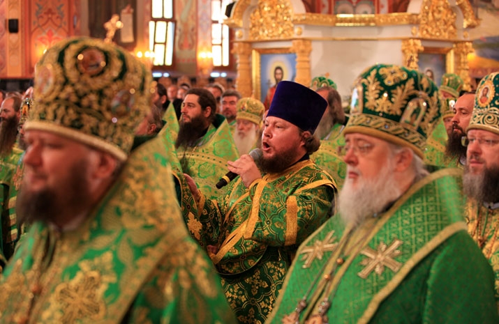 Consecration by His Holiness Patriarch Kirill of the Holy Trinity Cathedral in the village of Bancheny, Chernivtsi region