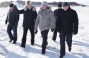 Dmitry Firtash at the construction site where the future greenhouse complex will be put up in Sinkov