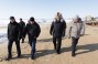 Dmitry Firtash at the construction site where the future greenhouse complex will be put up in Sinkov