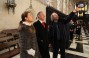 Lada Firtash, Director of FIRTASH Foundation charity, Dmitry Firtash, founder of FIRTASH Foundation, Prof. Simon Franklin, Head of Slavonic Studies Dept. visit the Kings College chapel