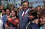 President of Ukraine Victor Yanukovych at the ceremony of sulfuric acid facility inauguration at Krymskiy TITAN plant