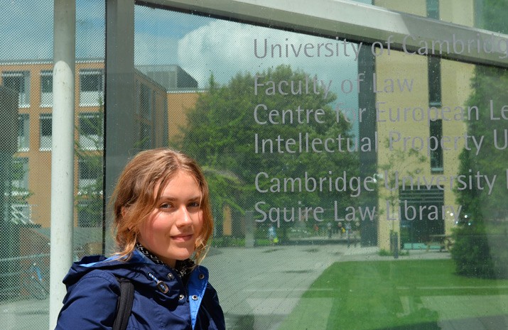 Kateryna Busol, a Cambridge-Ukraine Studentships fellow