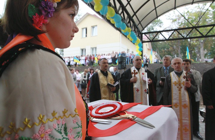 Opening ceremony of Zalishchyki District Hospital