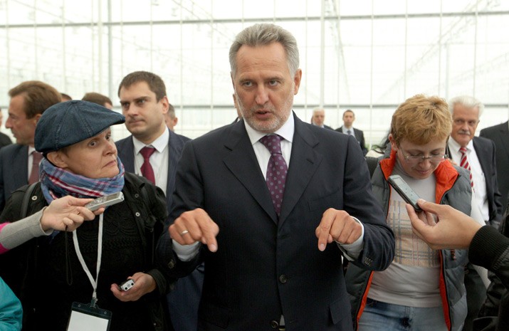 Dmitry Firtash, investor in DF Agro greenhouse complex at a press-briefing