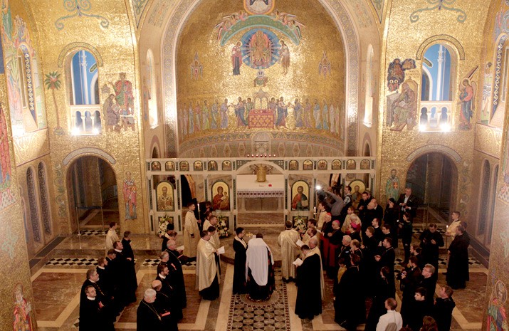 Restoration works in St. Sophia Cathedral included the renovation of unique mosaics and reconstruction of a crypt vaulted underneath the temple