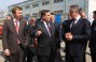 The Governor of the Kirovograd region Andrey Nikolaenko, Head of the Kirovograd regional union of employers' organizations Pavel Shtutman, President of the FEU Dmitry Firtash