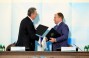 President of the Federation of Employers of Ukraine Dmitry Firtash and the governor of Dnepropetrovsk region Dmitry Kolesnikov