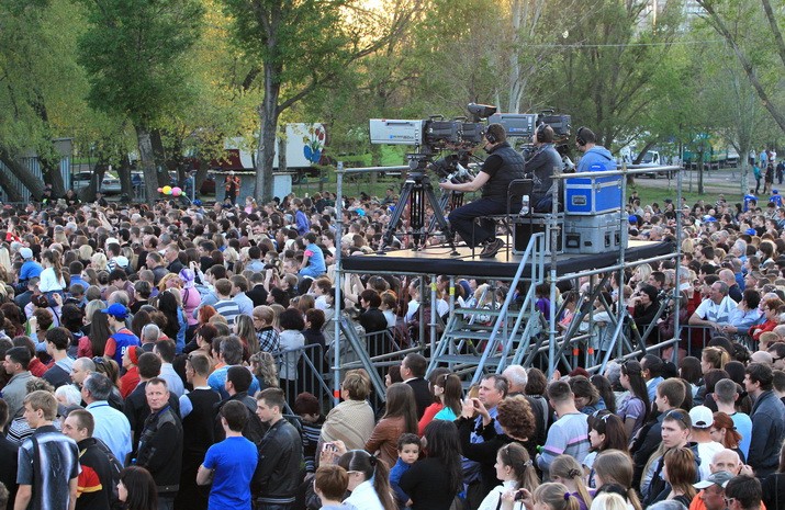 Concert was organized by Inter TV channel and supported by the Federation of Employers of Ukraine