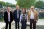 Oleg Skrypka, the partner of the festival, Lord Risby, the Chairman of the British Ukrainian Society, Lada Firtash, the Chairperson of  FIRTASH FOUNDATION, and Volodymyr Khandohiy, the Ukrainian Ambassador to the UK