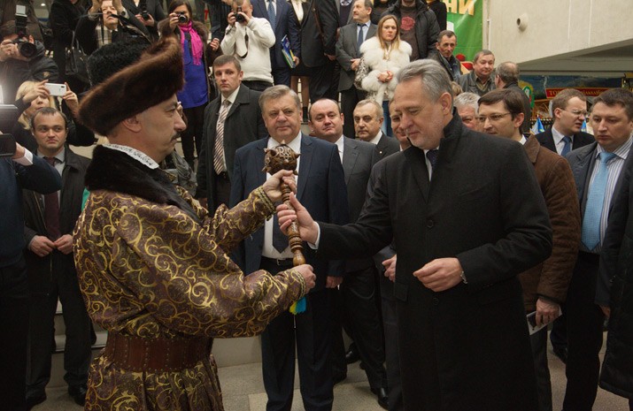 Reception of the delegates  of the meeting in Ternopil