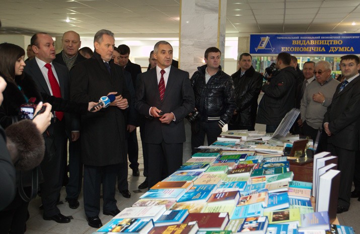 The participants of the meeting attended  exhibition of Ternopil manufacturers