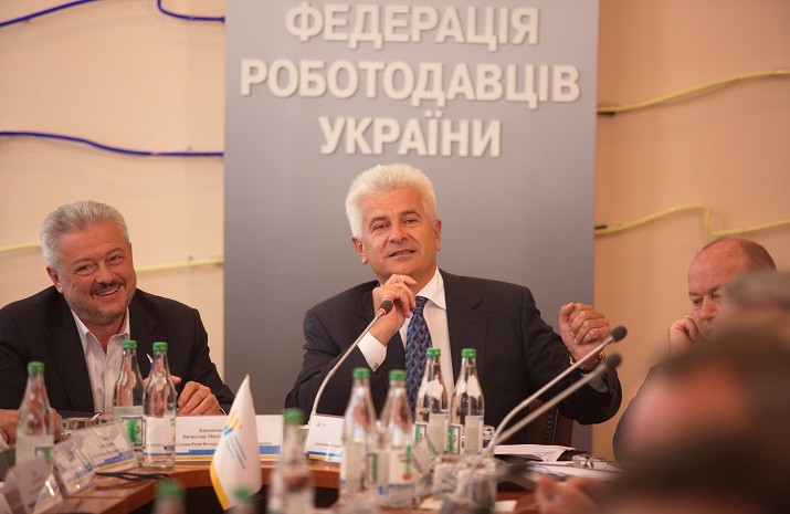 The Vice-Presidents of the Federation of Employers of Ukraine Vyacheslav Bykovets and Dmitry Oliynyk